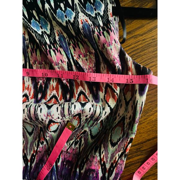 Signature Darby Women's Sleeveless Multi-Color Dress Size 4 Vibrant Print - Picture 8 of 8